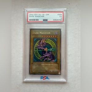 Yugioh: Dark Magician SDY-006 PSA 5